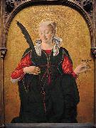Francesco del Cossa Saint Lucy Spain oil painting artist